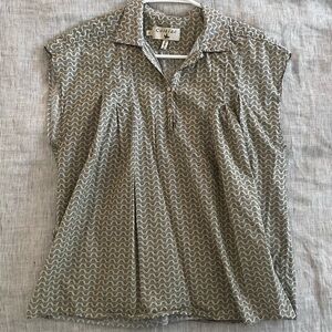 Cotélac Sleeveless Print Top